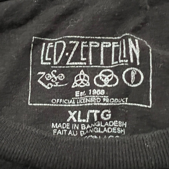 Led Zeppelin T-Shirt Zoso Hermit Lantern Black Stairway To Heaven Tee XL Black - Picture 5 of 5